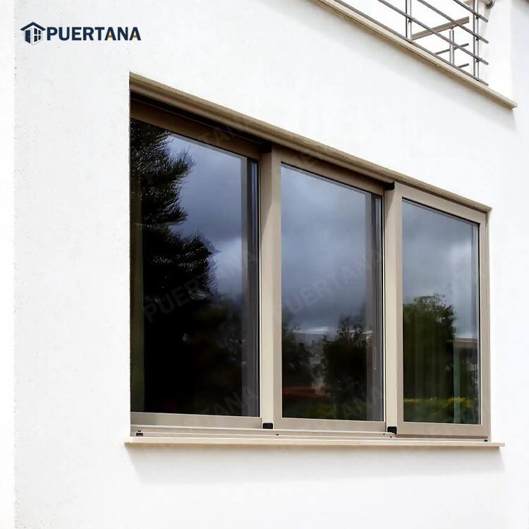 Thermal Break Aluminum Slider Horizontal Sliding Windows Aluminum